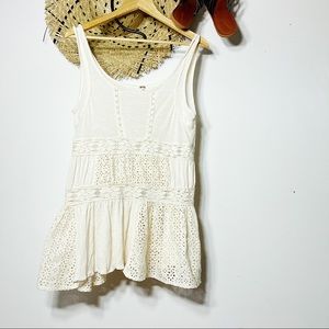 Free People Crochet Mini